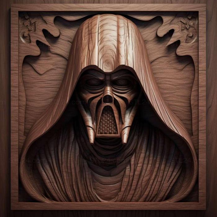 Characters (st sith lord 2, HERO_2602) 3D models for cnc